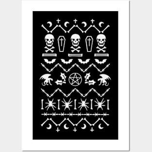 Spooky Christmas Posters and Art